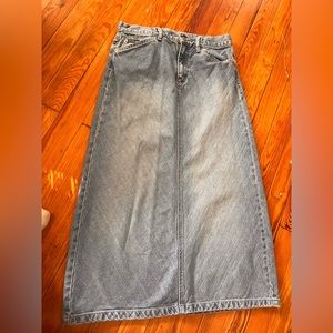 COPY - Calvin Klein Long Jean Skirt